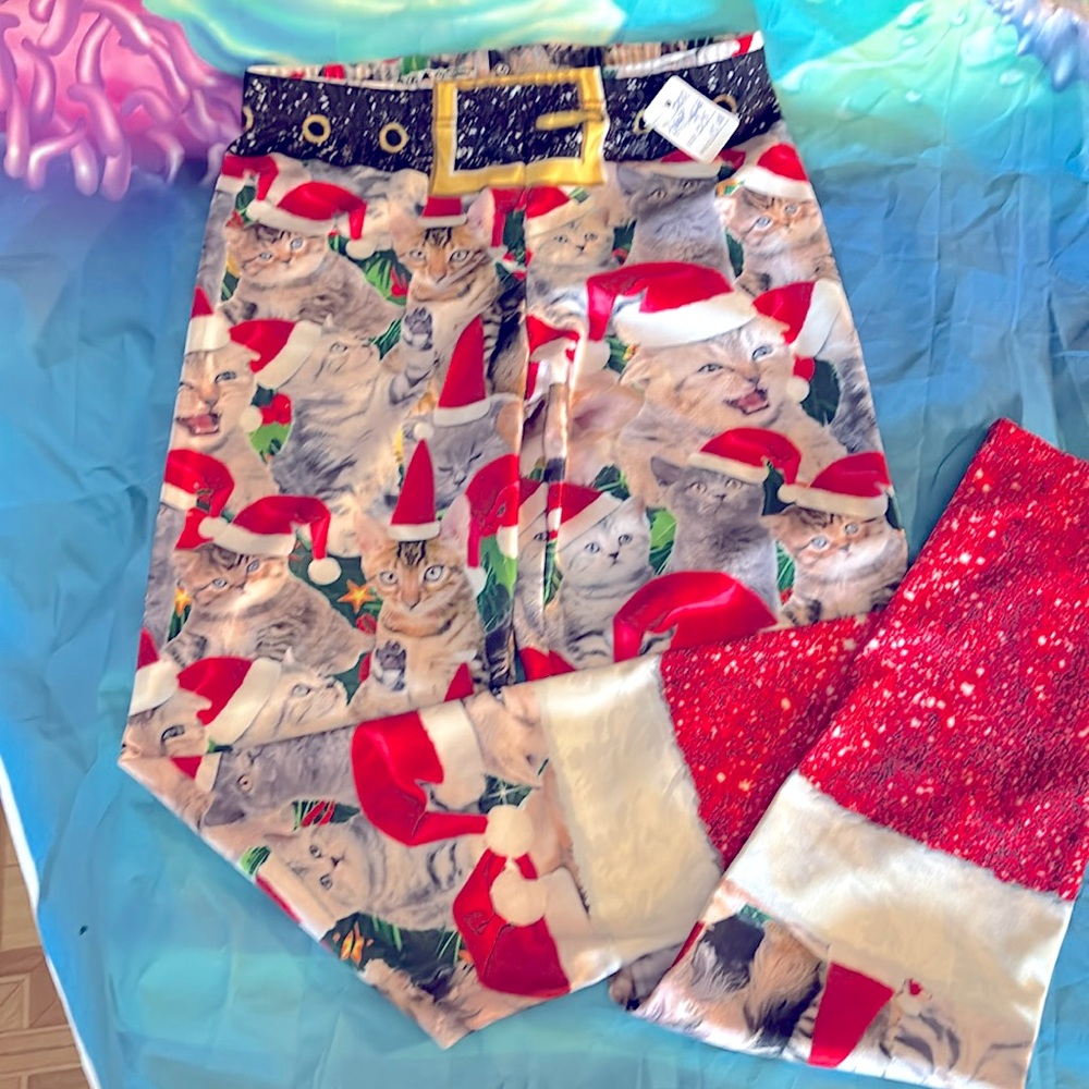 Leggins Holiday Kitties